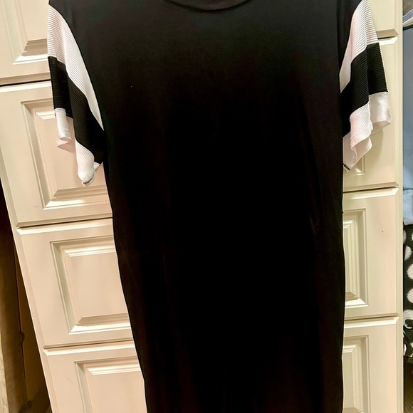 Rag & Bone Black and White Penny Dress - Picture 5 of 6